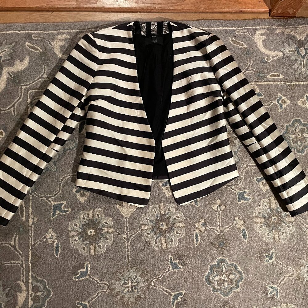 Dolce Vita Striped Structured Blazer